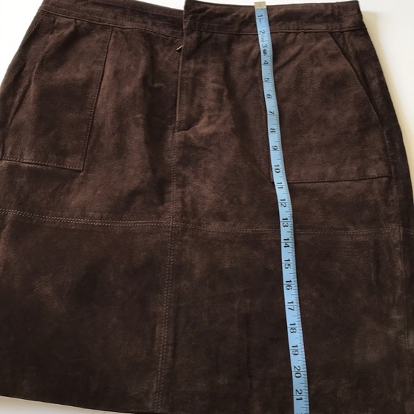 Violeta by Mango Genuine suede skirt - Picture 6 of 8